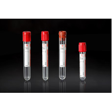 Пробірка для крові AMED з червоною кришкою 16х100 мм стерильна (10 мл, з активатором згортання) уп.100 шт